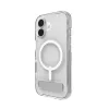 Cover ZAGG Crystal Palace Snap Kickstand Case für Apple iPhone 17 Transparent