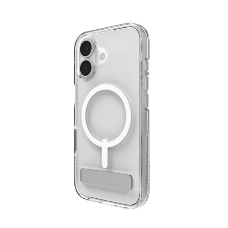Cover ZAGG Crystal Palace Snap Kickstand Case für Apple iPhone 17 Transparent