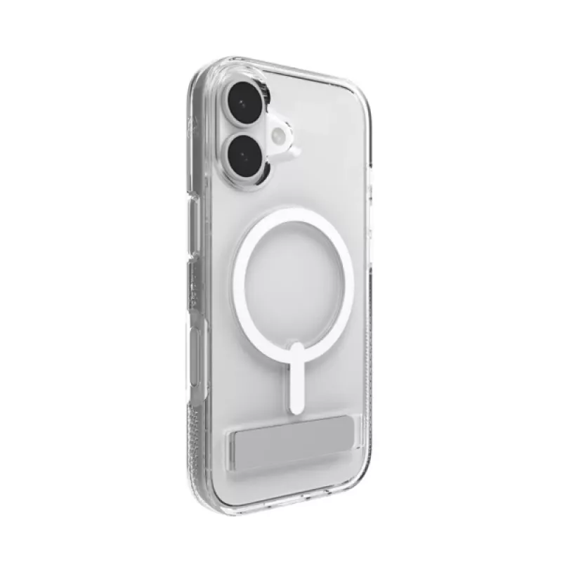 Cover ZAGG Crystal Palace Snap Kickstand Case für Apple iPhone 17 Transparent