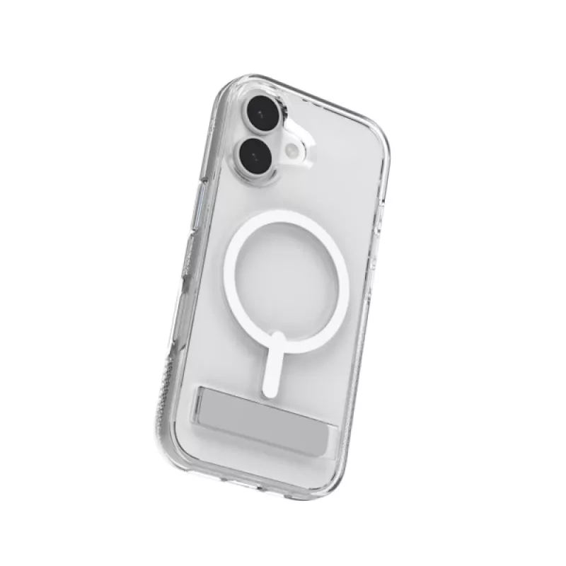 Cover ZAGG Crystal Palace Snap Kickstand Case für Apple iPhone 17 Transparent