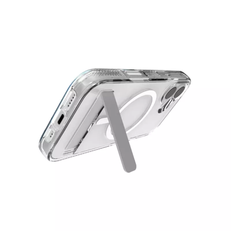 Cover ZAGG Crystal Palace Snap Kickstand Case für Apple iPhone 17 Transparent