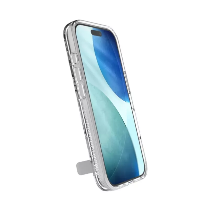 Cover ZAGG Crystal Palace Snap Kickstand Case für Apple iPhone 17 Transparent