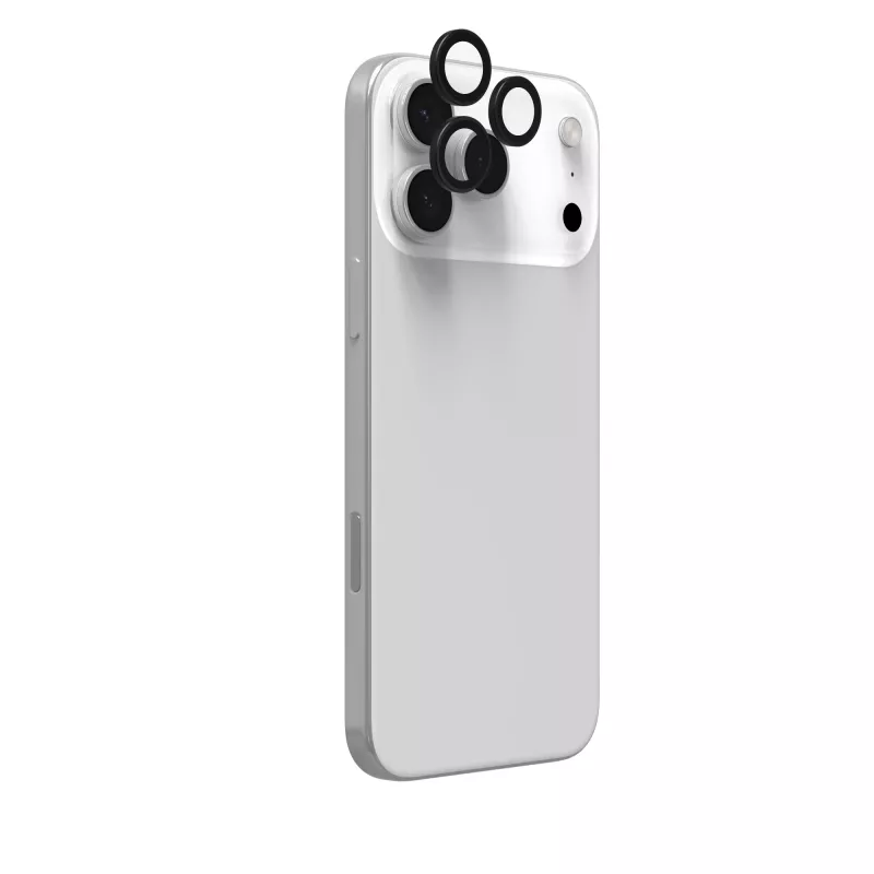 InvisibleShield Glass Elite (CameraRings) Objektivschutz für Apple iPhone 17 Pro/17 Pro Max 16 Pro/16 Pro Max/15 Pro/15 Pro Max Schwarz