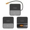 Mobile Geräte-Dockingstation j5 create JCD624-N USB Type-C für iPhone 16/15 & Samsung Galaxy Serie, 100×250×28,5 mm, 238 g, Schwarz/Grau
