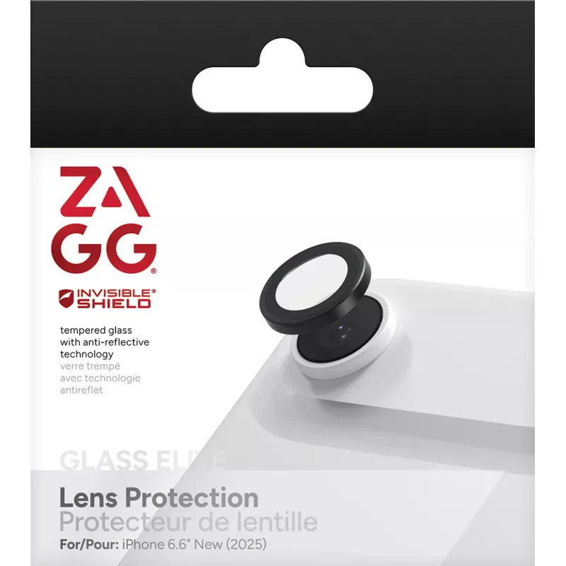 InvisibleShield Glass Elite (CameraRings) Objektivschutz für Apple iPhone 17 Air Schwarz