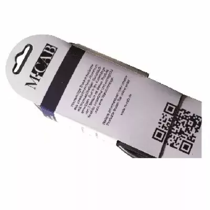 Power Extension M-Cab POW0001 2m 6 AC Outlets Indoor Schwarz Silver
