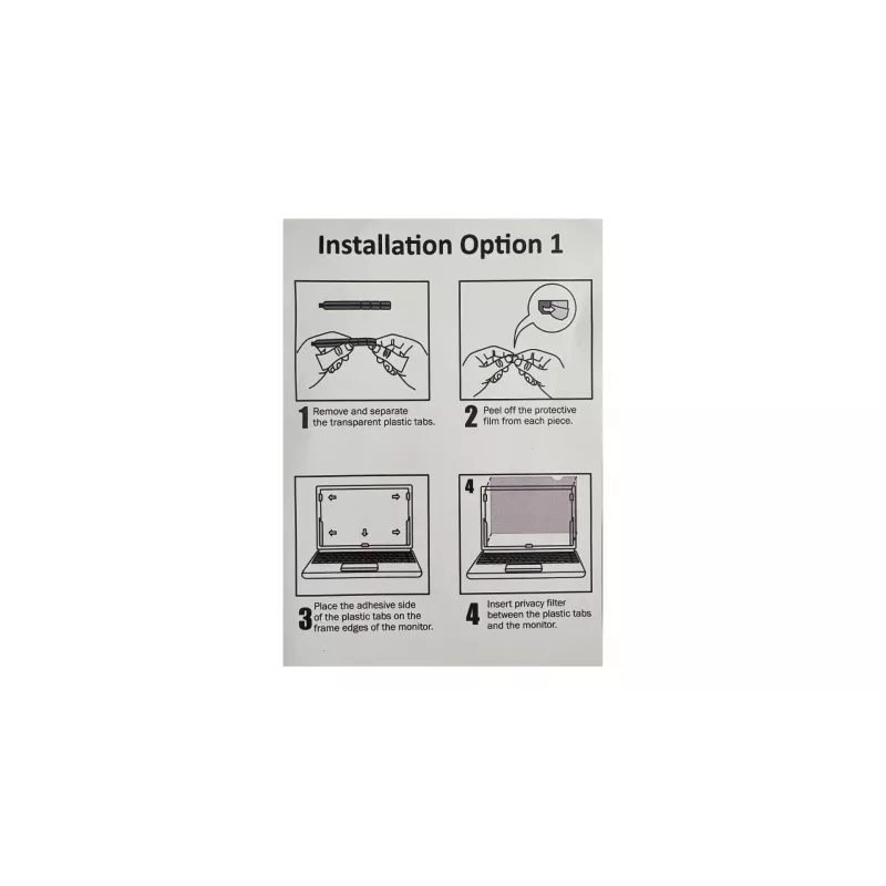 Origin Storage Blickschutzfilter 2-Wege Plug-In 68,6 cm (27 Zoll) (16:9) (inkl. Blaulichtreduzierung)