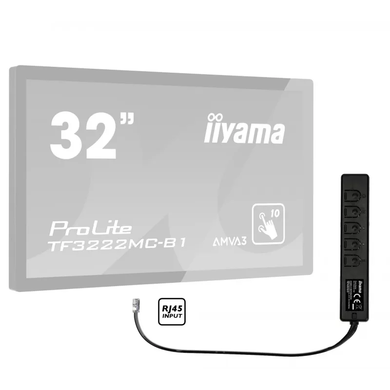 iiyama RC TOUCHV02 Fernbedienung Kabelgebunden Monitor 5 Tasten