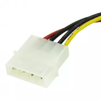 StarTech.com 15 cm 4 Pin LP4 auf SATA Stromkabel-Adapter, Molex (4-polig), SATA 15-polig, 0,152 m, Stecker, Gerade, Gerade