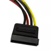 StarTech.com 15 cm 4 Pin LP4 auf SATA Stromkabel-Adapter, Molex (4-polig), SATA 15-polig, 0,152 m, Stecker, Gerade, Gerade