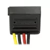 StarTech.com 15 cm 4 Pin LP4 auf SATA Stromkabel-Adapter, Molex (4-polig), SATA 15-polig, 0,152 m, Stecker, Gerade, Gerade