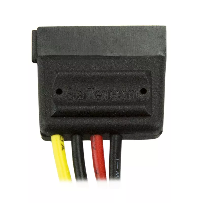 StarTech.com 15 cm 4 Pin LP4 auf SATA Stromkabel-Adapter, Molex (4-polig), SATA 15-polig, 0,152 m, Stecker, Gerade, Gerade