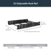 StarTech.com 2U Feste 19-Zoll Universal-Server-Rackschienen mit einstellbarer Tiefe