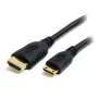 StarTech.com 50cm Mini-HDMI-auf-HDMI-Kabel mit Ethernet – 4K 30Hz High-Speed Mini-HDMI-auf-HDMI-Adapterkabel – Mini-HDMI-Typ-C-Gerät an HDMI-Monitor/Display – Langlebiges Video-Konverterkabel