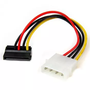 StarTech.com 6in 4 Pin LP4 auf links abgewinkeltes SATA-Stromkabel-Adapter