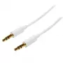 StarTech.com 2m Weiß schlank 3,5mm Stereo-Audiokabel - Stecker auf Stecker