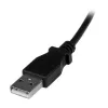 StarTech.com 2m Micro-USB-Kabel - A auf abgewinkelten Micro-B, 2 m, USB A, Micro-USB B, USB 2.0, 0,48 Gbit/s, Schwarz