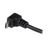 StarTech.com 2m Micro-USB-Kabel - A auf abgewinkelten Micro-B, 2 m, USB A, Micro-USB B, USB 2.0, 0,48 Gbit/s, Schwarz