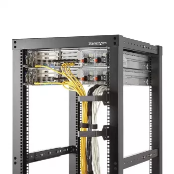 StarTech.com multidirektionaler vertikaler Server-Rack-Kabelmanagement-D-Ring-Haken 6 x 10 cm (2,4 x 3,9 Zoll)