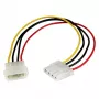 StarTech.com 12in LP4 Stromverlängerungskabel - M/F, Molex (4-polig), Molex (4-polig), 0,304 m, Stecker, Buchse, Gerade