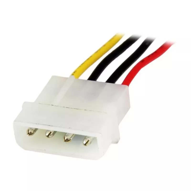 StarTech.com 12in LP4 Stromverlängerungskabel - M/F, Molex (4-polig), Molex (4-polig), 0,304 m, Stecker, Buchse, Gerade