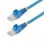StarTech.com Cat5e Patchkabel mit snagless RJ45-Steckern – 2 m, Blau