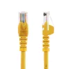 StarTech.com Cat5e Patchkabel mit snagless RJ45-Steckern – 2 m, Gelb