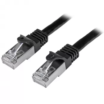 StarTech.com Cat6 Patchkabel - Geschirmt (SFTP) - 0,5 m, Schwarz