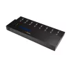 StarTech.com Standalone 1-zu-15 USB-Stick-Duplizierer und -Löscher, Multiples USB-Flash-Laufwerk-Kopierer, System- und Datei- sowie Gesamtlaufwerks-Kopie mit 1,5 GB/min, Einzel- und 3-fach-Löschung, LCD-Anzeige – TAA