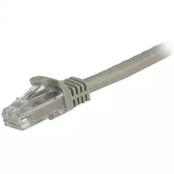 StarTech.com 1,5 m CAT6 Ethernet-Kabel – Grau CAT 6 Gigabit Ethernet-Kabel – 250 MHz 100 W PoE RJ45 UTP Netzwerk-/Patchkabel rastnasenfrei mit Zugentlastung einzeln geprüft