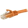 StarTech.com 1,5 m CAT6 Ethernet-Kabel – Orange CAT 6 Gigabit-Ethernet-Kabel – 250 MHz 100 W PoE RJ45 UTP Netzwerk-/Patchkabel rastnasenfrei mit Zugentlastung einzeln geprüft