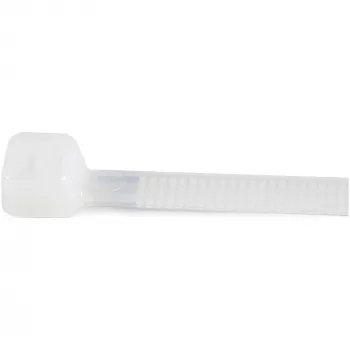 StarTech.com 8 Zoll (20 cm) Kabelbinder – 1/8 Zoll (4 mm) breit, 2-1/8 Zoll (55 mm) Bündeldurchmesser, 50 lb (22 kg) Zugfestigkeit, selbstsichernde Nylon-Kabelbinder mit gebogener Spitze – 94V-2/UL-gelistet, 1000er-Pack – Weiß