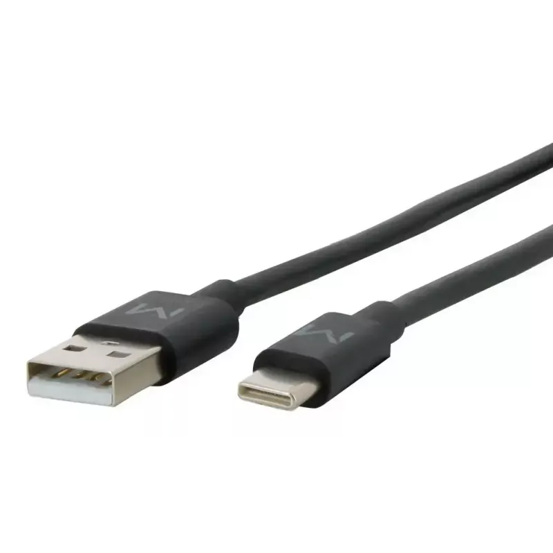 USB-A-auf-USB-C-Kabel MOBILIS 020013 – 1 m, Daten 0,48 Gbit/s, schwarz