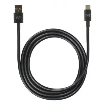USB-A-auf-USB-C-Kabel MOBILIS 020013 – 1 m, Daten 0,48 Gbit/s, schwarz