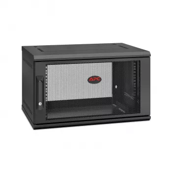 APC NetShelter WX AR106SH4, 6HE, 19-Zoll-Patchschrank, Wandmontage, vormontiert, 400 mm tief