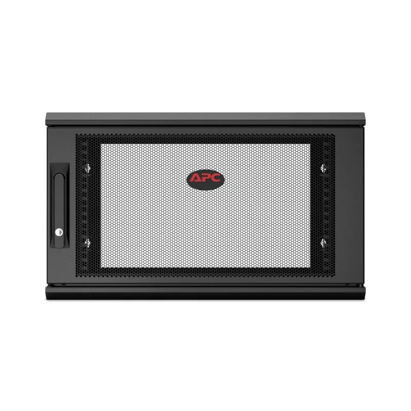 APC NetShelter WX AR106SH4, 6HE, 19-Zoll-Patchschrank, Wandmontage, vormontiert, 400 mm tief