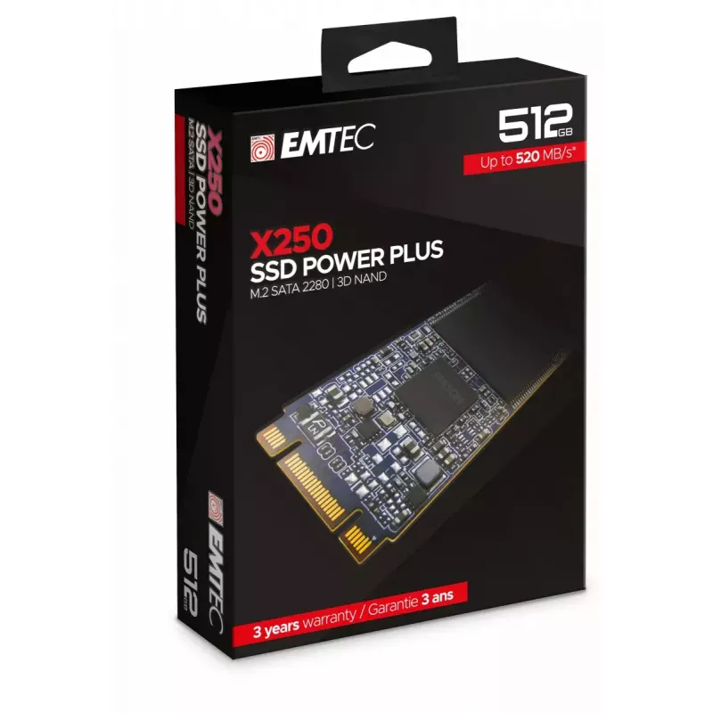 SSD-Laufwerk Emtec 512 GB M.2 Serial ATA III X250