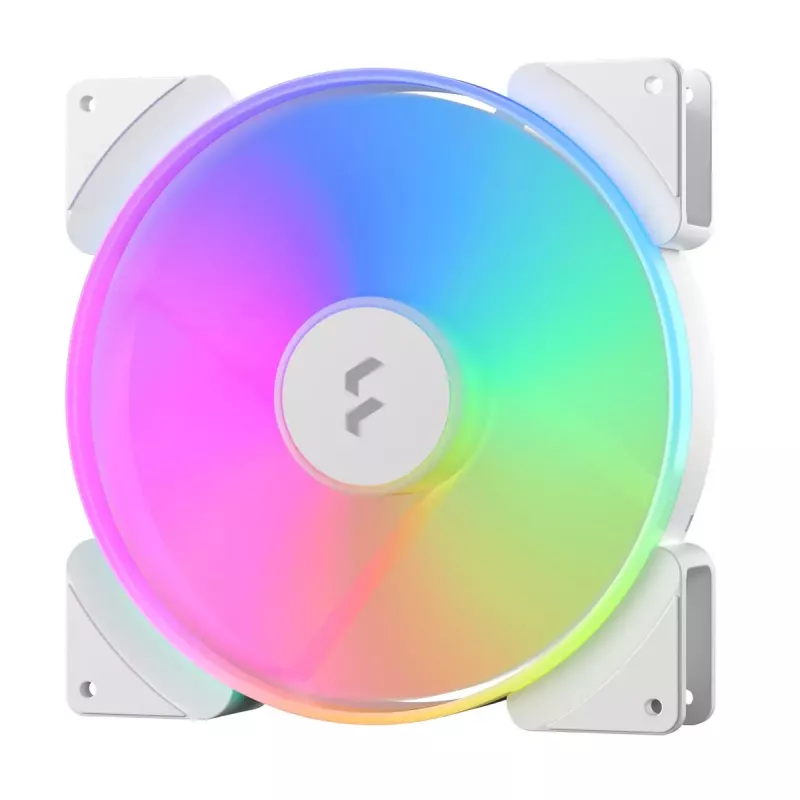 Fractal Design Prisma AL-18 ARGB PWM Gehäuselüfter, 180 mm, Weiß