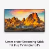 Smart-TV-Dongle Amazon 4K Ultra HD USB, Wi‑Fi 6 (802.11ax), 3840×2160, USB-Stromversorgung, schwarz