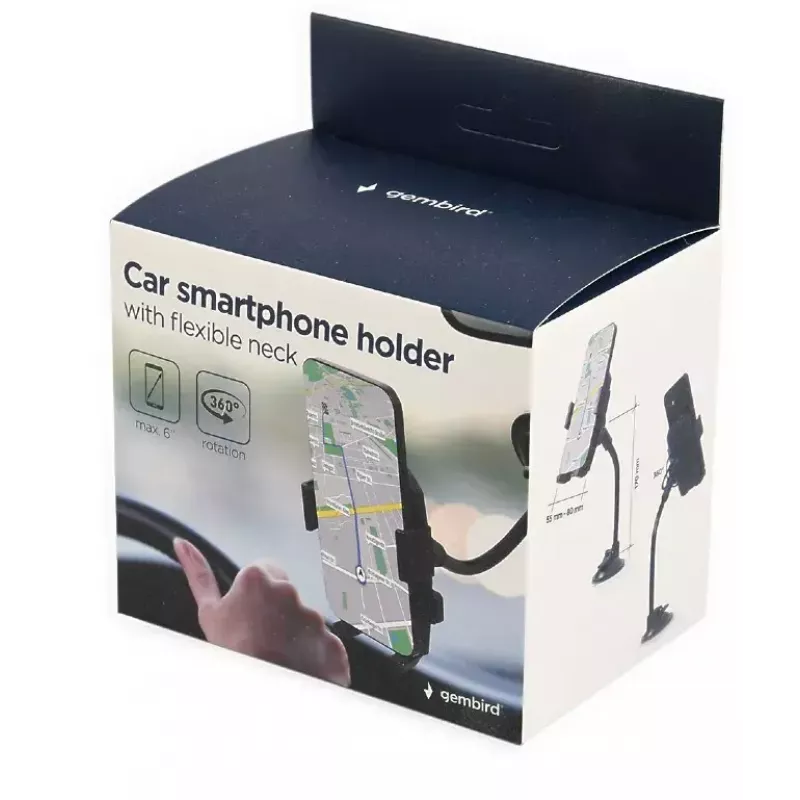 Aktive Halterung Gembird TA-CHW-04 Mobiltelefon Smartphone Schwarz