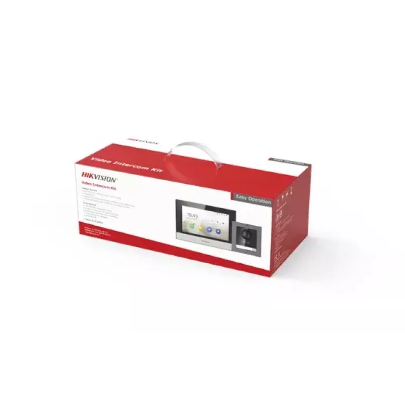 Video-Gegensprechanlage Hikvision DS-KIS602 2 MP 7 Zoll Schwarz Grau