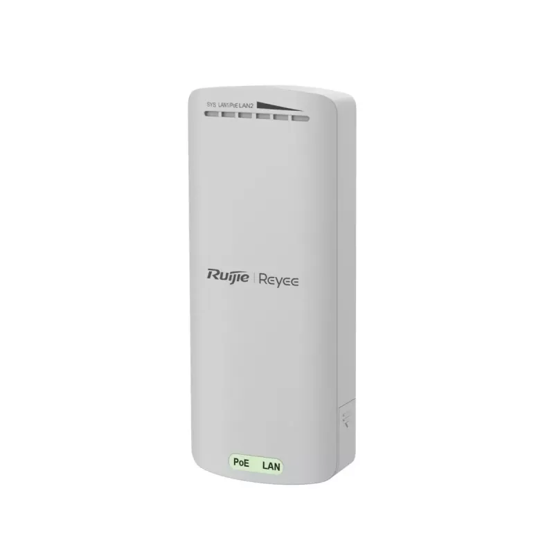 Wireless Access Point RUIJIE RG-EST100-E, 2,4 GHz 802.11n, 300 Mbit/s, 2x RJ-45, PoE, IP55, interne Richtantennen