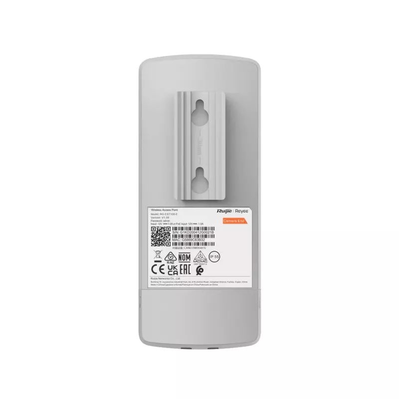 Wireless Access Point RUIJIE RG-EST100-E, 2,4 GHz 802.11n, 300 Mbit/s, 2x RJ-45, PoE, IP55, interne Richtantennen