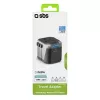Netzteil für Mobilgeräte SBS Mobile TEADAPT2USBUNI — schwarz/silber, USB-Adapter