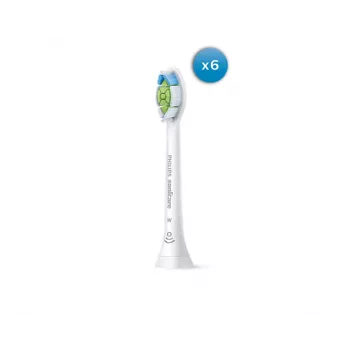Ersatzbürstenköpfe Philips HX6066/87 Optimal White — Packung mit 6 Stück