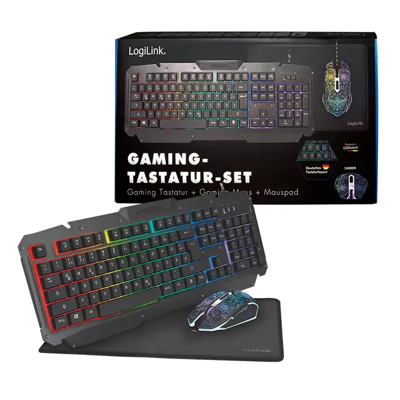 Gaming-Tastatur mit Maus LogiLink ID0185