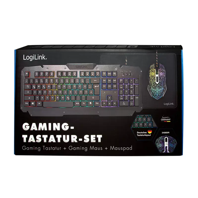 Gaming-Tastatur mit Maus LogiLink ID0185