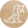 Rundstempel Colop 165225 Gummi Holz 3 cm Durchmesser