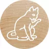 Rundstempel Colop 165225 Gummi Holz 3 cm Durchmesser