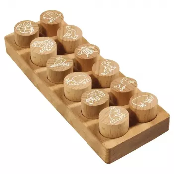 Rundstempel Colop 165225 Gummi Holz 3 cm Durchmesser
